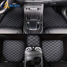 Universal 5pcs Pu Leather Car Floor Mats Waterproof Auto Carpet Protectors