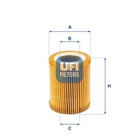 UFI ÖLfilter 25.164.00 Filtereinsatz FüR F20 F31 BMW F21 F30 F80 1Er 3Er Touring