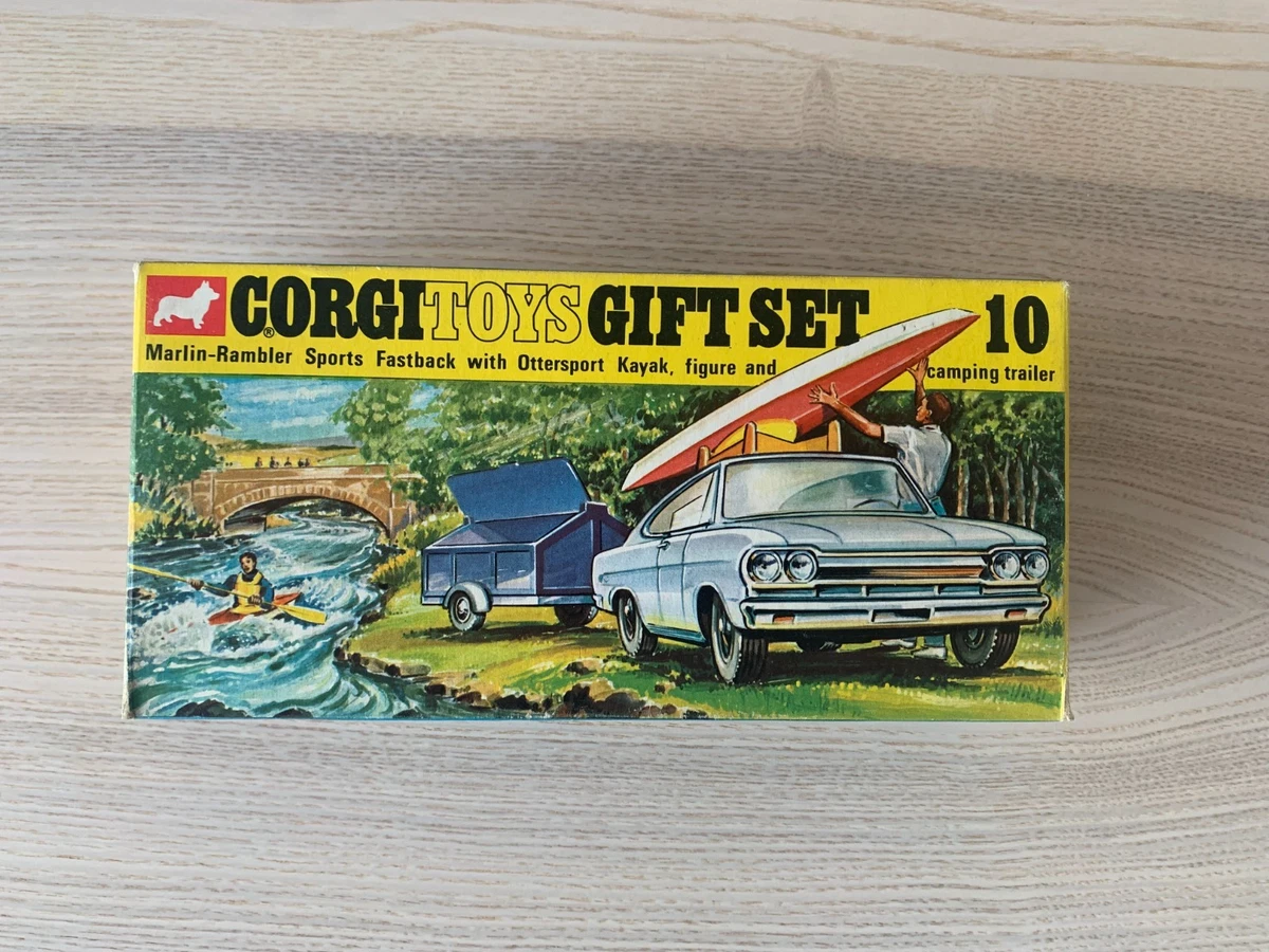 CORGI TOYS GIFT SET 10 MARLIN RAMBLER KAYAK REMORQUE NEUF BOÎTE ORIGINE