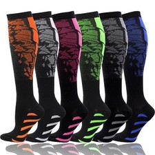 AU-Medical Compression Socks Support Stockings Travel Flight Socks (20-30 mmHg)