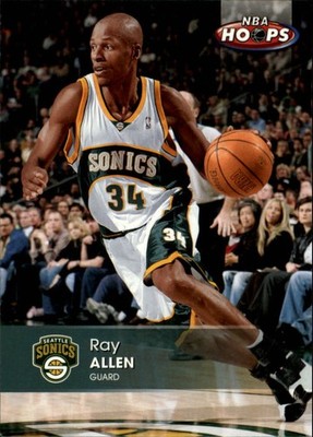 2005-06 Hoops #123 Ray Allen - BSK