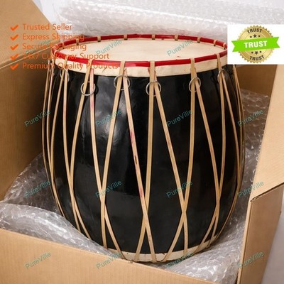 Bengali Hindu For Use Durga Puja Dhak Dhol Drum With Stick