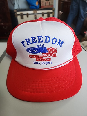 VTG Young An YA Cap Freedom Ford Mercury Wise Virginia SnapBack Trucker Hat