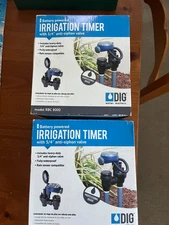 💧💧2 Pack~DIG RBC8000 Battery Power Digital Controller w/ 3/4Anti-Siphon Valve