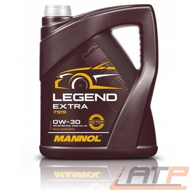 MANNOL 5 L LEGEND EXTRA 0W-30 MOTORÖL FÜR API SN+ SP ACEA C2/C3 LL-12FE MB 229.6