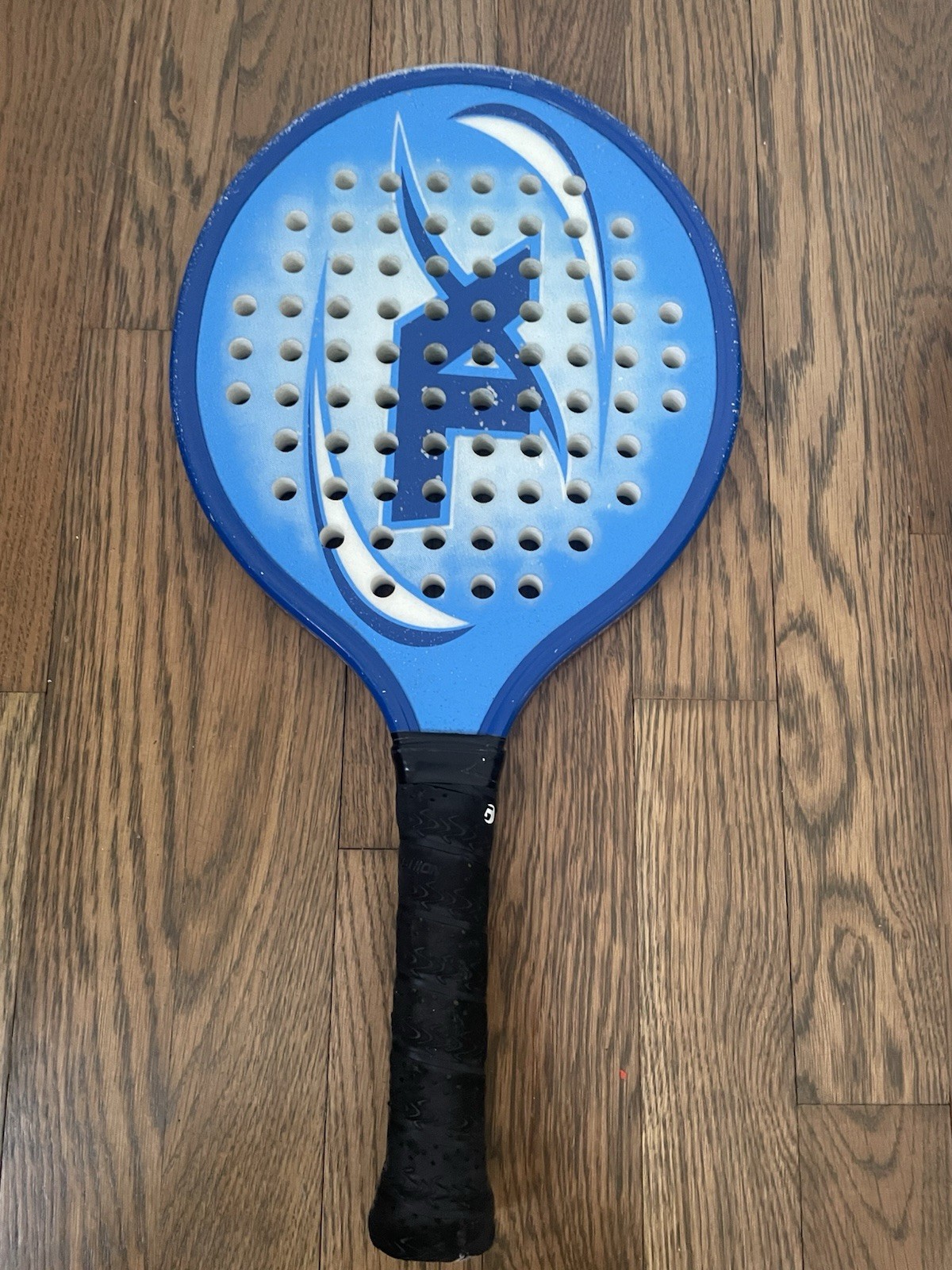 Viking Athletics Platform Tennis Paddle Racquet - Blue/White