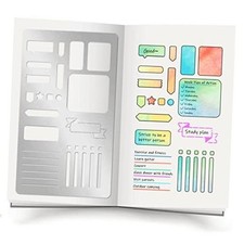Bookmark Metal Journal Stencil Planner Stencils 4X7 Journal Metal Stencil