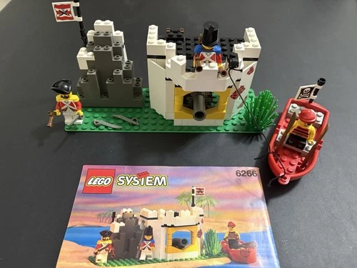 VTG 1993 LEGO Pirates Imperial Guards Set 6266 Cannon Cove w/Inst ONE OWNER EUC!