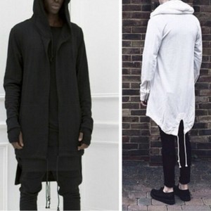 long cardigan with hoodie