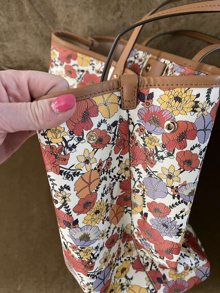 トリーバーチ　ケリントンバック Tory Burch Kerrington Square Tote Color Blossom Ditsy | eBay