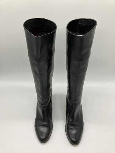 Stivali da equitazione vintage classici neri di Saks 5th Ave taglia 8 AA - Foto 2 di 8