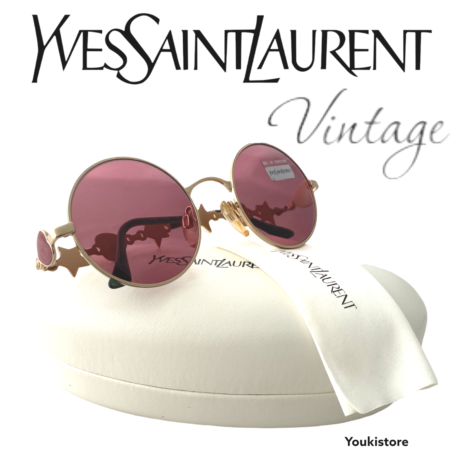YVES SAINT LAURENT occhiali da sole 6024 Y249 RARE VINTAGE sunglasses Italy CE