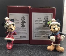 DISNEY TRADITIONS JIM SHORE SUGAR COATED MICKEY & MINNIE MOUSE TREE ORNAMENT