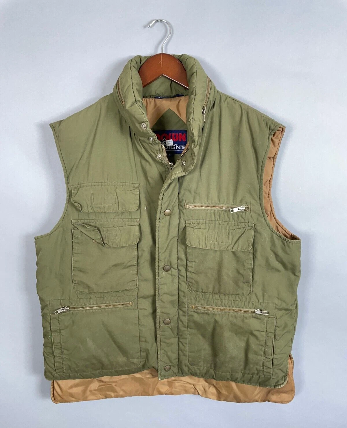 VTG 80s Down Insulated Zip Up Puffer Vest Adult Large Green Tactical Hidden Hood
Opens in a new wind