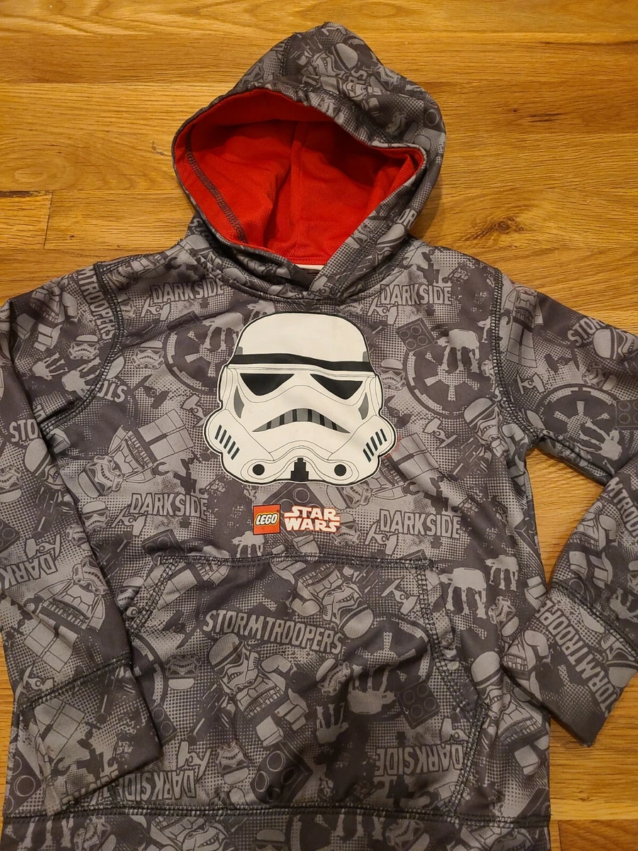 Lego Star Wars Stormtrooper Long Sleeves hoodie Gray printed Boys