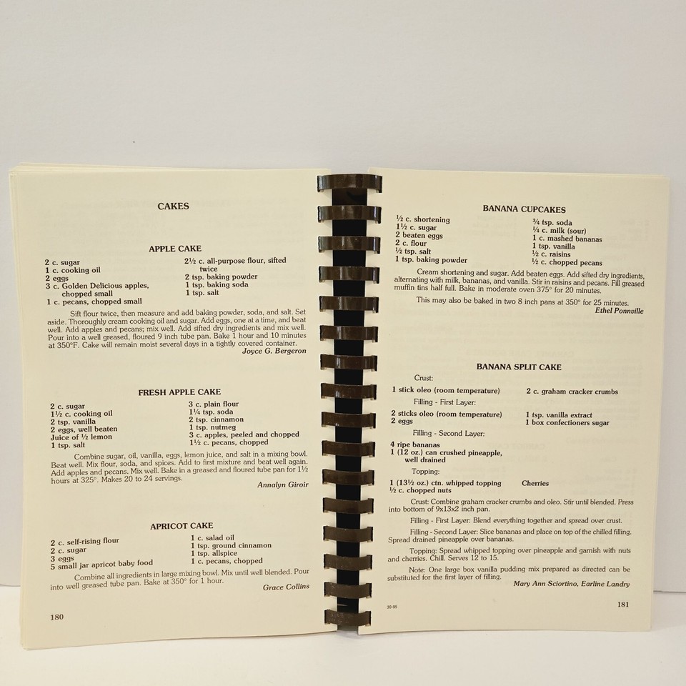 Cajun Cookbook Allons Manger St. Martin's Chapel Brusly Louisiana Great