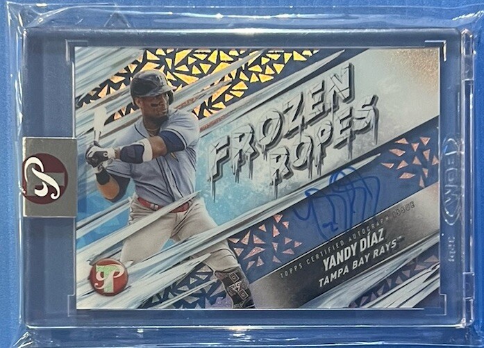 2024 Topps Pristine YANDY DIAZ Frozen Ropes Auto 1:96 Packs SSP | eBay