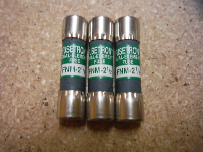 Bussmann FNM-2 Dual Element Midget Non-Rejection Time Delay Fuse 2-Amp 250-Volt AC Fusetron - Foto 13