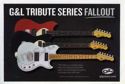 2014 G&L Guitars Electric Music Great Old PRINT AD Wall Decor Idea (2953)