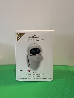 Hallmark 2012 Eve WALL-E Disney/Pixar Limited Quantity Keepsake Ornament NIB