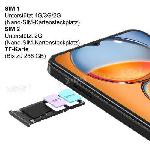 XGODY Neu Smartphone Android 6,5" Handy Ohne Vertrag DE Dual SIM 4Core Phablet - Bild 11 von 15