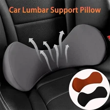 Lumbar Pillow for Car Seat Memory Foam Support Lower Back Pillow Pain Relief