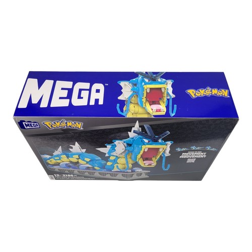 Mega Nintendo Pokemon Motion Gyarados Building Toy 2186 Pieces Moving Mouth Tail - Picture 3 of 4