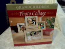 4 Photo Opening Collage Picture Photo Frame Grandchildren Table Top New in box