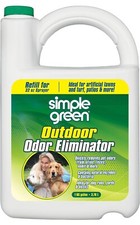 Simple Green Outdoor Odor Eliminator for Pets, Dogs, 1 gallon Refill - Ideal for