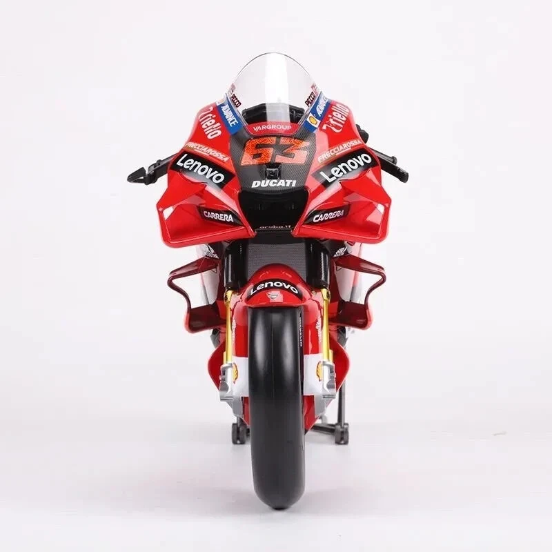 MAISTO 1:6 DUCATI DESMOSEDICI GP 2022 MOTOGP DIE CAST #63 F. BAGNAIA SCALA 1/6 - Immagine 4 di 4