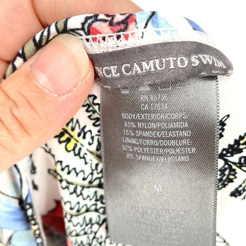Vince Camuto Wildflower Print Bralette Bikini Set S Top Med Cheeky Bottom - Picture 8 of 10