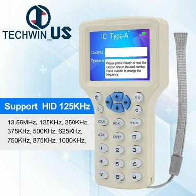 10 Frequency Copy Encrypted NFC Smart Card RFID Copier ID/IC Reader Writer B2AM