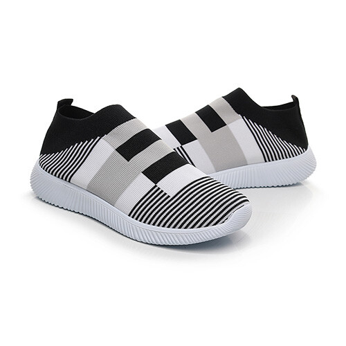 Women Slip on Casual Outdoor Jogger Gym Socks shoes Breathable Sneakers 990144 - Picture 9 of 29