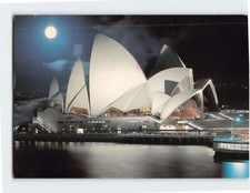 Postcard Moon Complement Sydney Opera House Australia