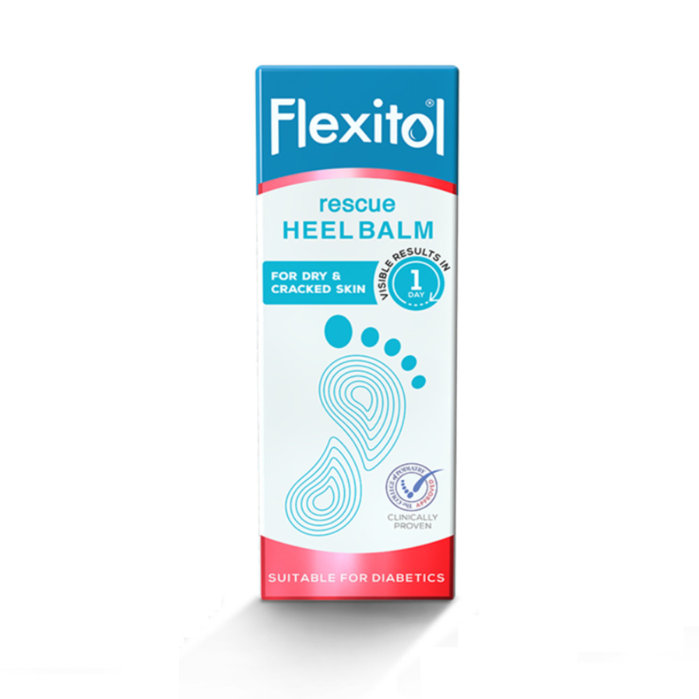 Flexitol Rescue Heel Balm 56g - Cracked Skin Moisturising Foot Cream - 25% Urea
