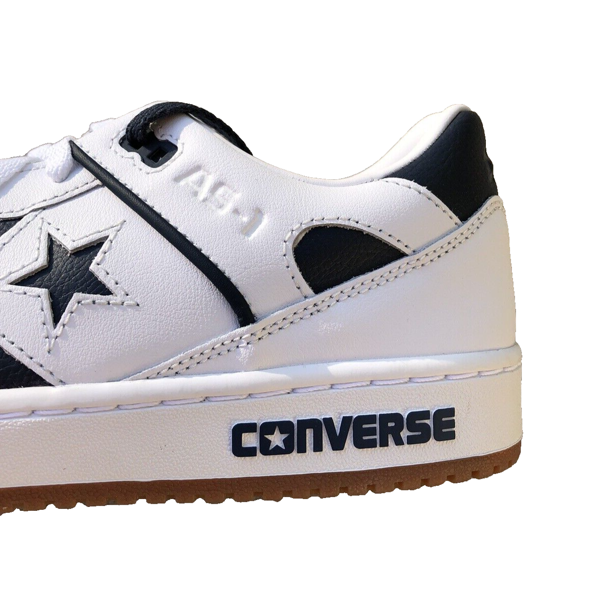 Converse CONS AS-1 Pro Ox White Navy Gum Skate Shoes A04597C  display picture 1