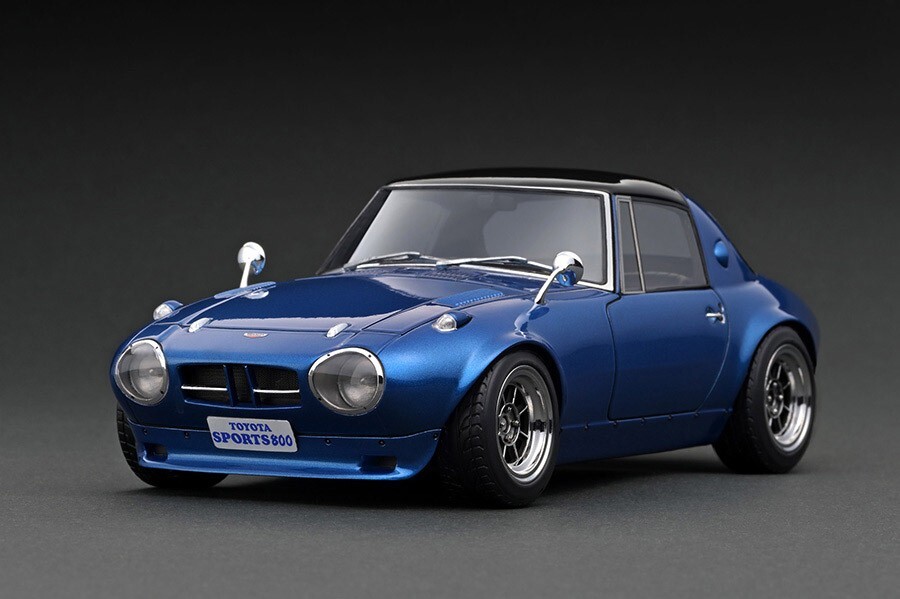 こ*あ様 ignition model 1/18 Light Blue  Ignition Model 1/18 IG3093 Toyota Sports 800 NOB Hachi Ver Blue