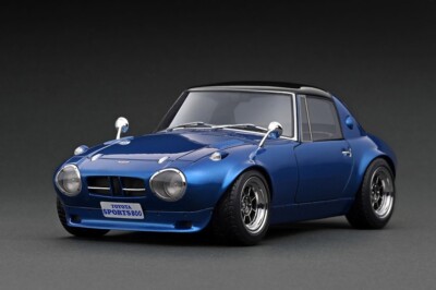 Ignition Model 1/18 IG3093 Toyota Sports 800 NOB Hachi Ver Blue