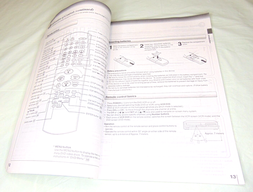 Toshiba SD-V392SUA ORIGINAL manual del propietario instrucciones de funcionamiento del usuario - Imagen 3 de 4