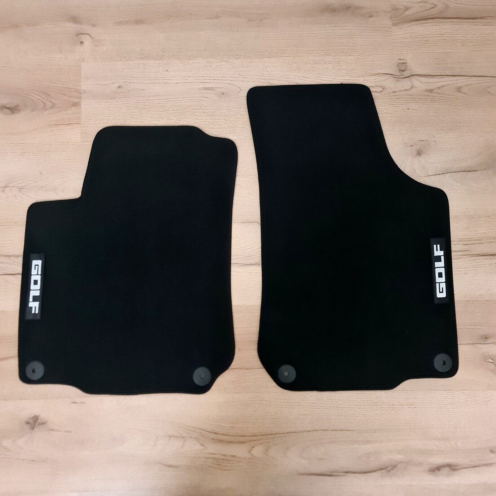 Car Floor Mats Velour for VW Golf MK4 Waterproof Black Rugs Carpet Auto ...