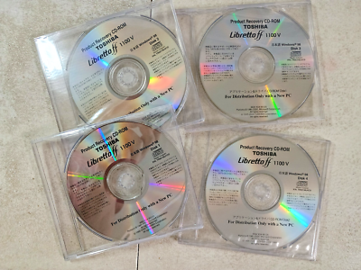 Toshiba Libretto ff1100v Intel P266MHz 96MB, 100GB HD Win2K CD-ROM