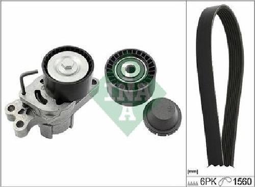 Original INA Keilrippenriemensatz 529 0109 10 FüR CitroëN Peugeot-image