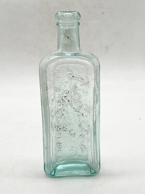 ANTIQUE RARE MEDICAL BOTTLE LICROICINE ACTS LIKE MAGIC COUGH COLDS CHEMIST