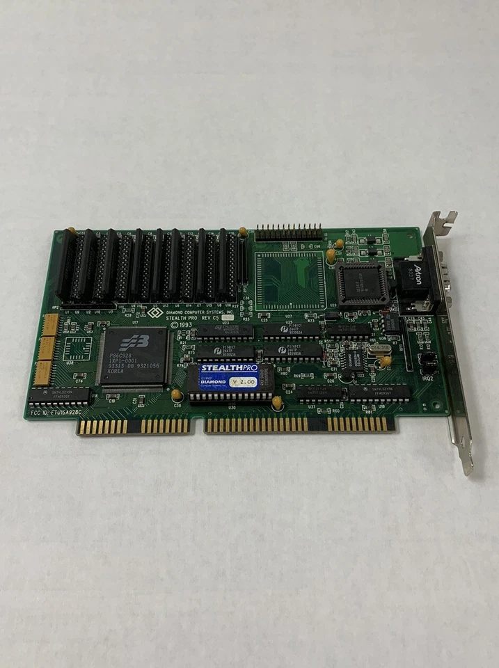 Tarjeta de gráficos Diamond Stealth Pro S3 P86C928 ISA VGA Foto 2 de 4