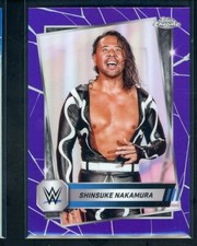 2025 Topps WWE Chrome Shinsuke Nakamura Purple Refractor