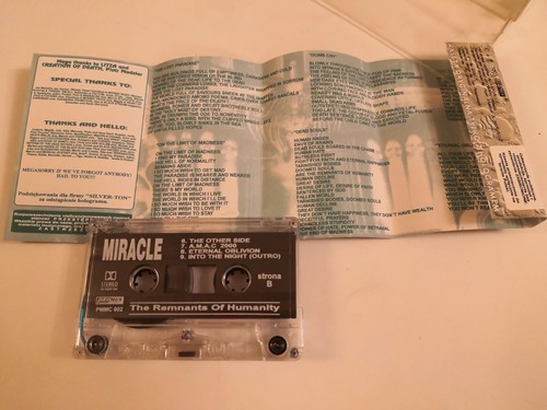 Miracle The Remnants of Humanity Cassette MC Armagedon Mortal Slaughter Hazae - Picture 4 of 5