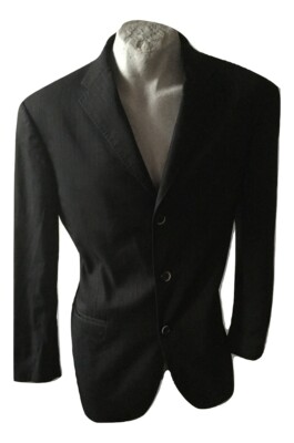 CORNELIANI - reine Wolle - Größe 52 - Kreide 3 Knöpfe - eleganter Business Blazer