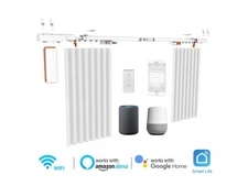 HC Beltless Smart Curtain System: WiFi Control, Heavy Duty, Easy Installation