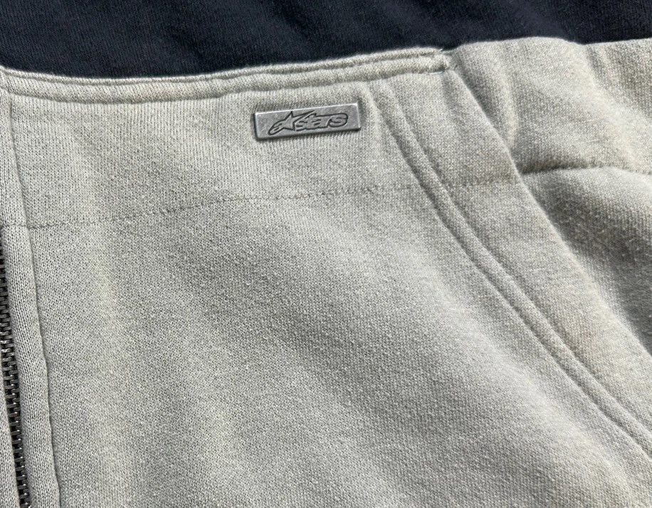 Moletom com capuz Alpinestars masculino com zíper tamanho XL - Imagem 3 de 4