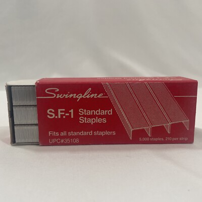 Vintage Swingline Standard Office Staples Made in USA SF1 5000 NEW